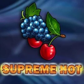 Supreme Hot slot logo by Amusnet Interactive at Betista Casino